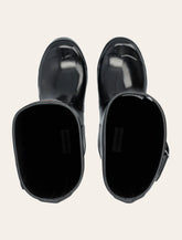Hunter Original Gloss Boot Buckle Waterproof Black Kids Mid Calf - | Spazio Pritelli