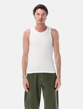 JW Anderson slim-fit ribbed tank top - | Spazio Pritelli