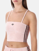 Adidas Originals pink terry bandeau top - | Spazio Pritelli