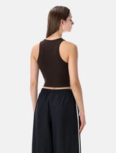 Adidas Originals Essentials ribbed tank top - coffee - | Spazio Pritelli