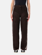 Adidas Originals brown crochet track pants - | Spazio Pritelli