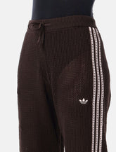 Adidas Originals brown crochet track pants - | Spazio Pritelli