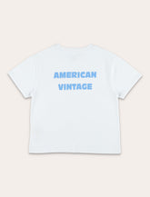 American Vintage Kids Fizvalley white logo t-shirt - | Spazio Pritelli