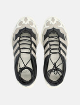 Y-3 Regu Mary Jane black leather shoes - | Spazio Pritelli