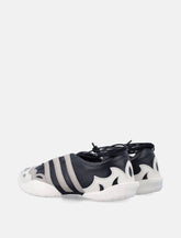 Y-3 Regu Mary Jane black leather shoes - | Spazio Pritelli