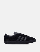 Y-3 Gazelle black leather sneakers - | Spazio Pritelli
