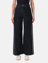 adidas Originals high rise wide leg jeans - | Spazio Pritelli