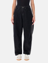 adidas Originals high rise Barrel jeans - | Spazio Pritelli