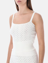 JW Anderson Pointelle knit cami - | Spazio Pritelli