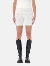 JW Anderson Pointelle knit shorts - | Spazio Pritelli