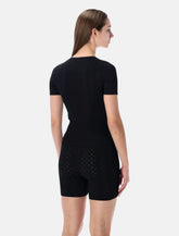 JW Anderson Pointelle knit t-shirt - | Spazio Pritelli