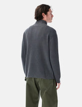 JW Anderson half-zip wool-cotton jumper - | Spazio Pritelli