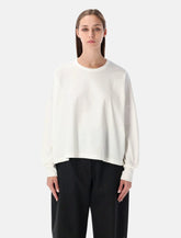 Studio Nicholson Loop cotton jersey long sleeve t-shirt - | Spazio Pritelli