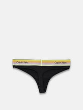 Calvin Klein multicolor logo band thong - | Spazio Pritelli