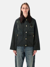 Barbour Catton waxed cotton jacket - | Spazio Pritelli