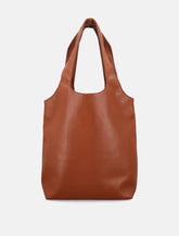 A.P.C. Ninon black small faux leather tote - | Spazio Pritelli