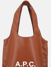 A.P.C. Ninon black small faux leather tote - | Spazio Pritelli