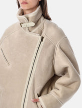 Isabel Marant Adelina shearling jacket - | Spazio Pritelli