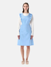 Miu Miu poplin ruffle dress - | Spazio Pritelli
