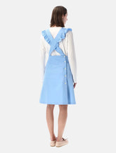 Miu Miu poplin ruffle dress - | Spazio Pritelli