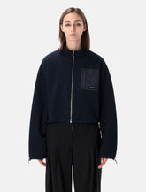 Miu Miu zip fleece jacket - | Spazio Pritelli