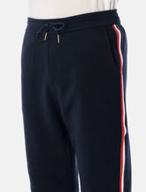 Thom Browne grosgrain-trimmed sweatpants - | Spazio Pritelli