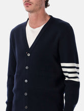 Thom Browne 4-Bar wool cardigan - | Spazio Pritelli