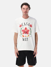 Casablanca Casa Way Orchid T-Shirt - | Spazio Pritelli
