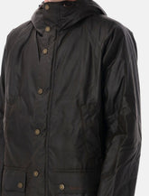 Barbour Bedale Waxed Cotton Parka Olive - | Spazio Pritelli