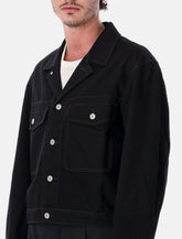 Lemaire black denim trucker jacket - | Spazio Pritelli