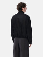 Lemaire short blouson in viscose linen gabardine - | Spazio Pritelli