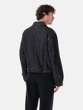 Lemaire studded denim trucker jacket - | Spazio Pritelli
