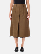 Prada wool midi skirt - | Spazio Pritelli