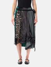 Prada technical taffeta patchwork skirt - | Spazio Pritelli