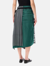 Prada technical taffeta patchwork skirt - | Spazio Pritelli