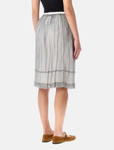 Prada embroidered chiffon midi skirt - | Spazio Pritelli