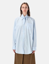 Prada light blue poplin shirt - | Spazio Pritelli