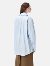 Prada light blue poplin shirt - | Spazio Pritelli