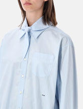 Prada light blue poplin shirt - | Spazio Pritelli