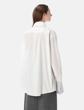 Prada Cotton Shirt with Bow - | Spazio Pritelli