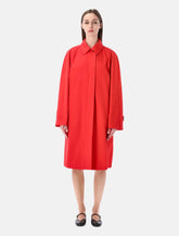 Prada single-breasted gabardine coat - | Spazio Pritelli