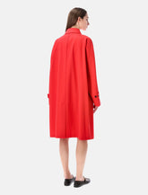 Prada single-breasted gabardine coat - | Spazio Pritelli