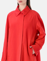 Prada single-breasted gabardine coat - | Spazio Pritelli
