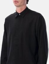 Lardini Oversized linen & lyocell shirt - | Spazio Pritelli