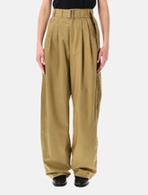 Soeur Cole wide cotton-lyocell pants - | Spazio Pritelli