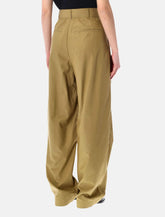 Soeur Cole wide cotton-lyocell pants - | Spazio Pritelli