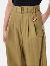 Soeur Cole wide cotton-lyocell pants - | Spazio Pritelli