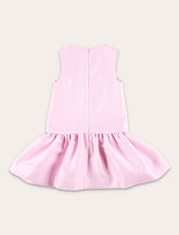 Self-Portrait pink sequin taffeta girl's dress - | Spazio Pritelli