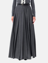 Self-Portrait pleated maxi skirt - | Spazio Pritelli