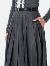 Self-Portrait pleated maxi skirt - | Spazio Pritelli